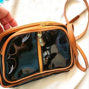 Valentina patent leather bag